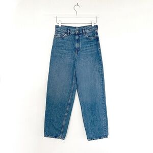 COS  high waisted loose tapered arch jean boyfriend loose carrot XS S 25 26 27